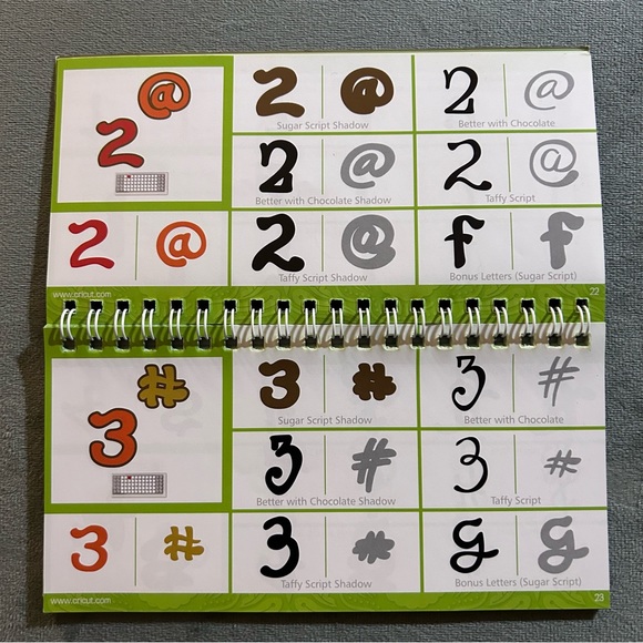 Cricut TYPE CANDY fonts - Picture 11 of 15